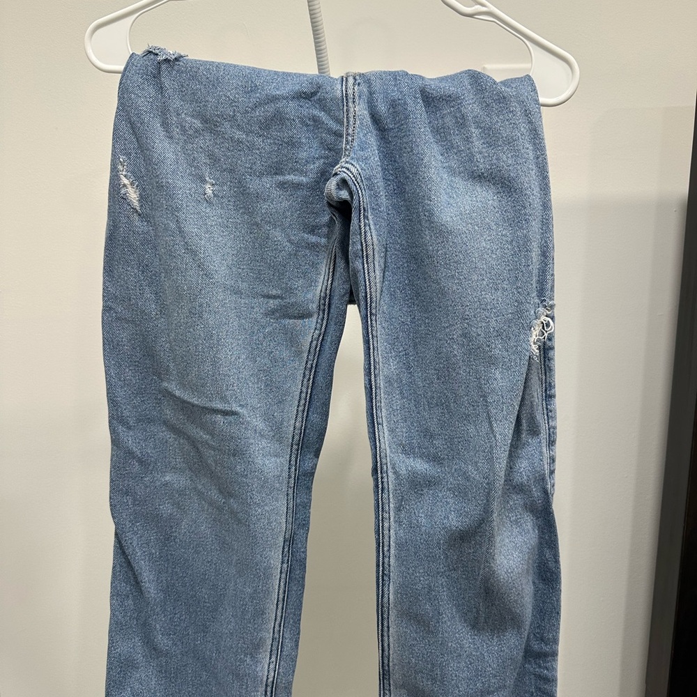 Hollister Light Blue Ultra High-Rise Dad Jeans